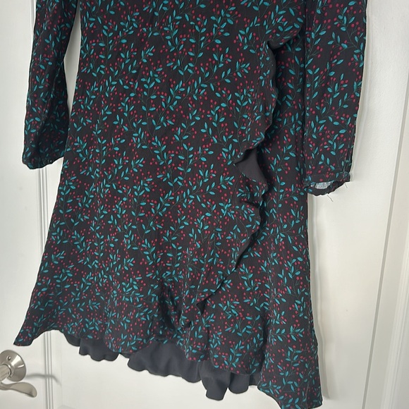 Draper James Holiday Faux Wrap Dress - Picture 3 of 4